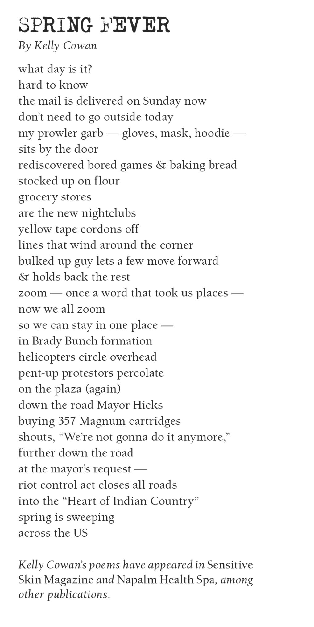 Poets of the Open Call
